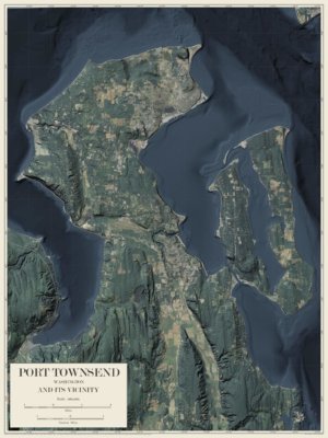 Port Townsend, Washington LIDAR Map