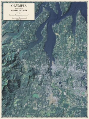 Olympia, Washington LIDAR Map